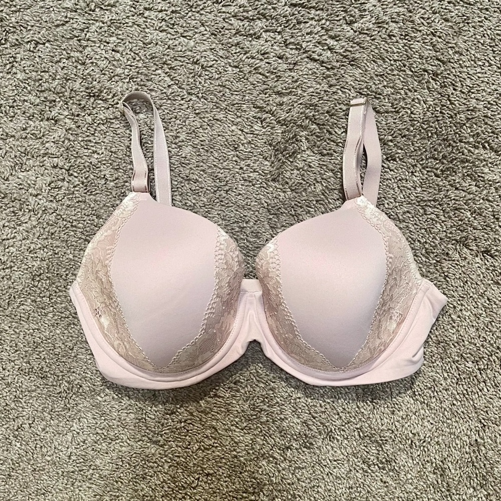 Soma Lace Accent Bra - Light Pink